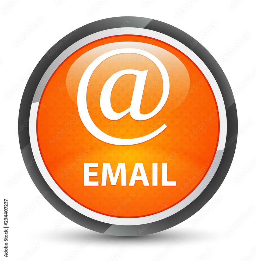 Email (address icon) galaxy orange round button Email (address icon) galaxy orange round button