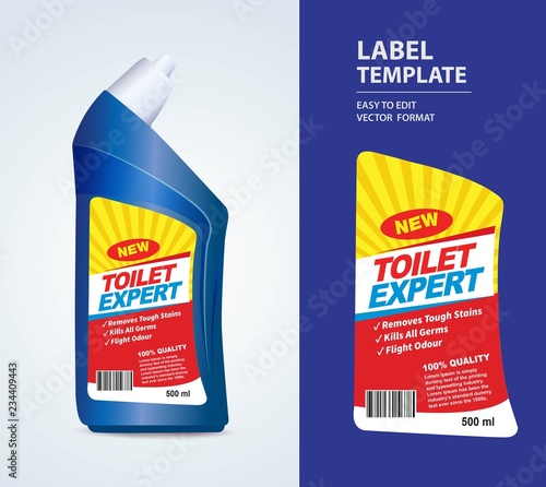 Bottle label, Package template design, Label design, mock up design label template