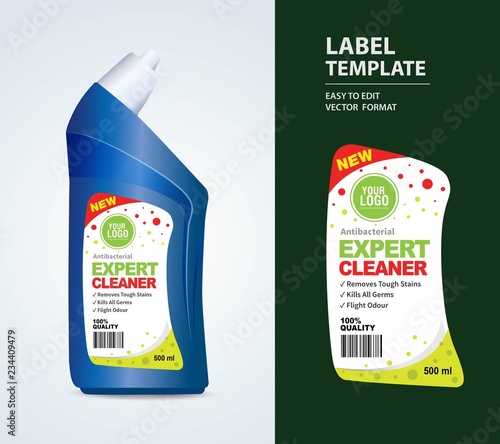 Bottle label, Package template design, Label design, mock up design label template