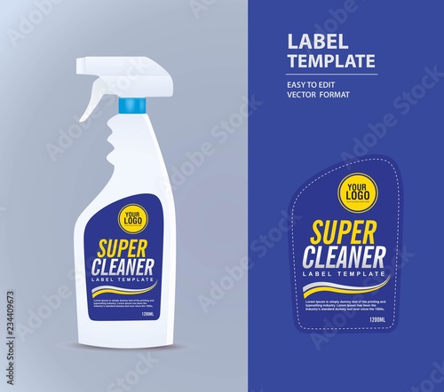 Bottle label, Package template design, Label design, mock up design label template