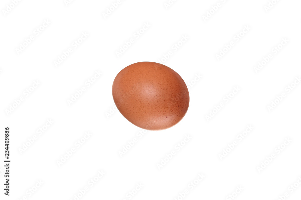 Brown chicken egg on a white background. Isolated photo. Brown chicken egg on a white background. Isolated photo.