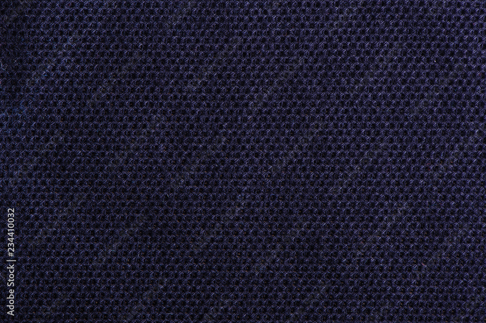 Black color knit cloth texture Black color knit cloth texture