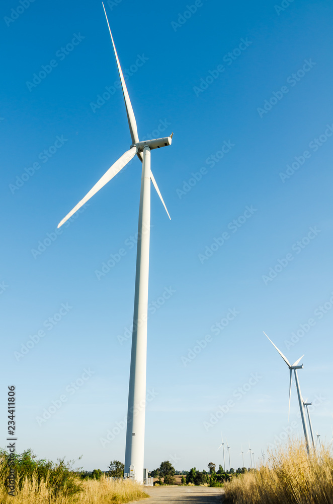Wind generator farming in dreen world energy concept Wind generator farming in dreen world energy concept