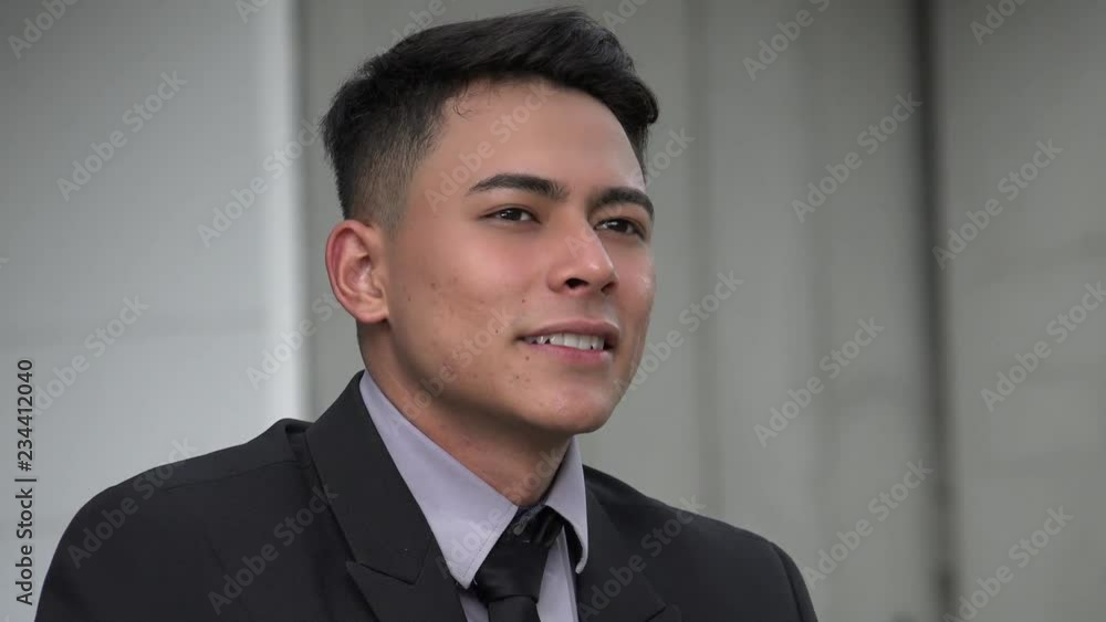 Happy Handsome Adult Hispanic Man Happy Handsome Adult Hispanic Man