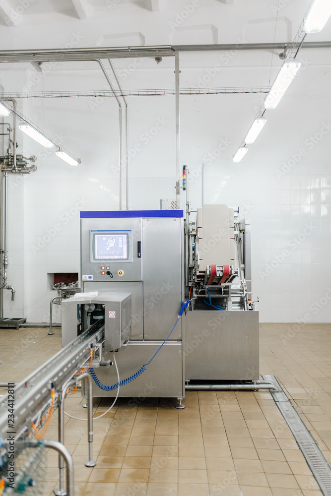 Production of milk and yogurt at the plant. Metal units and tanks for storage and transportation. Production of milk and yogurt at the plant. Metal units and tanks for storage and transportation.