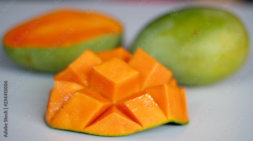 Indramayu Mango or Mangga Indamayu from Indramayu, West Java, Indonesia. It has a strong aroma with a little bit of strong sweet flavor. Indramayu Mango or Mangga Indamayu from Indramayu, West Java, Indonesia. It has a strong aroma with a little bit of strong sweet flavor.