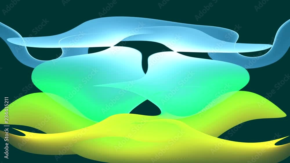 Dance of color patterns on the screen Dance of color patterns on the screen