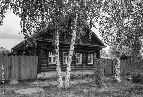 Old log house in the village © Vic