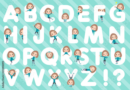 Bob hair women Sportswear_A to Z