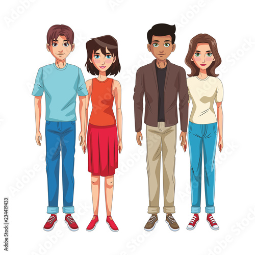 young people couple