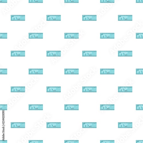 Boarding pass pattern seamless vector repeat for any web design