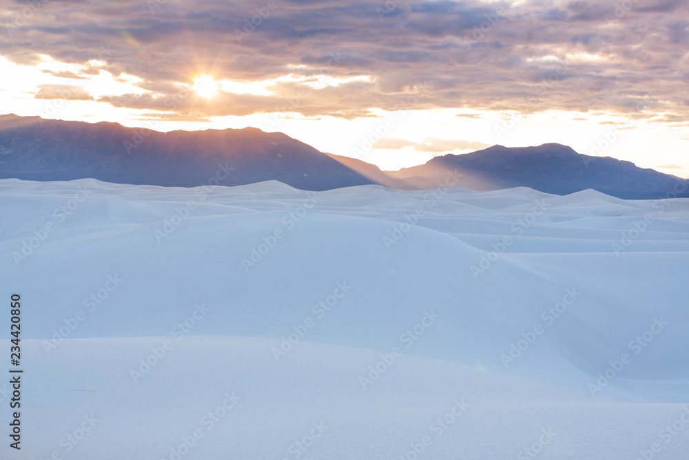 White sands