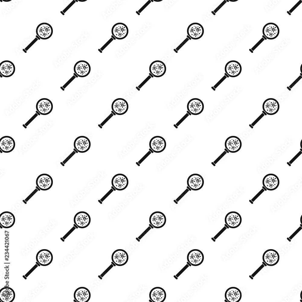 Virus magnify glass inspection pattern seamless vector repeat geometric for any web design Virus magnify glass inspection pattern seamless vector repeat geometric for any web design