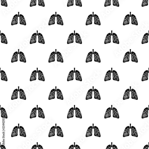 Pneumonia lungs pattern seamless vector repeat geometric for any web design