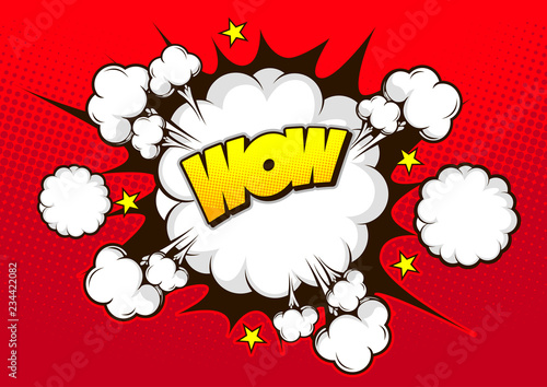 comic speech, Vector illustration, you can place relevant content on the area.