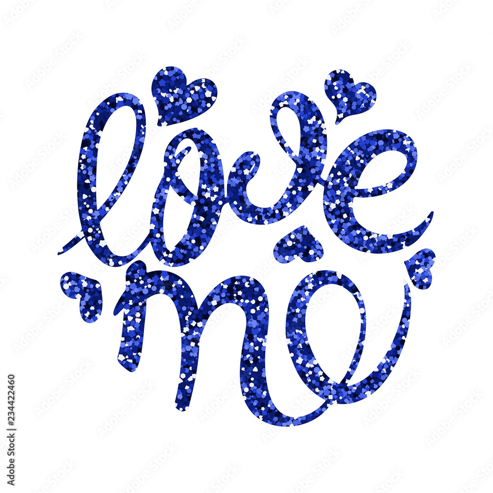 Love me calligraphy. Love me calligraphy.