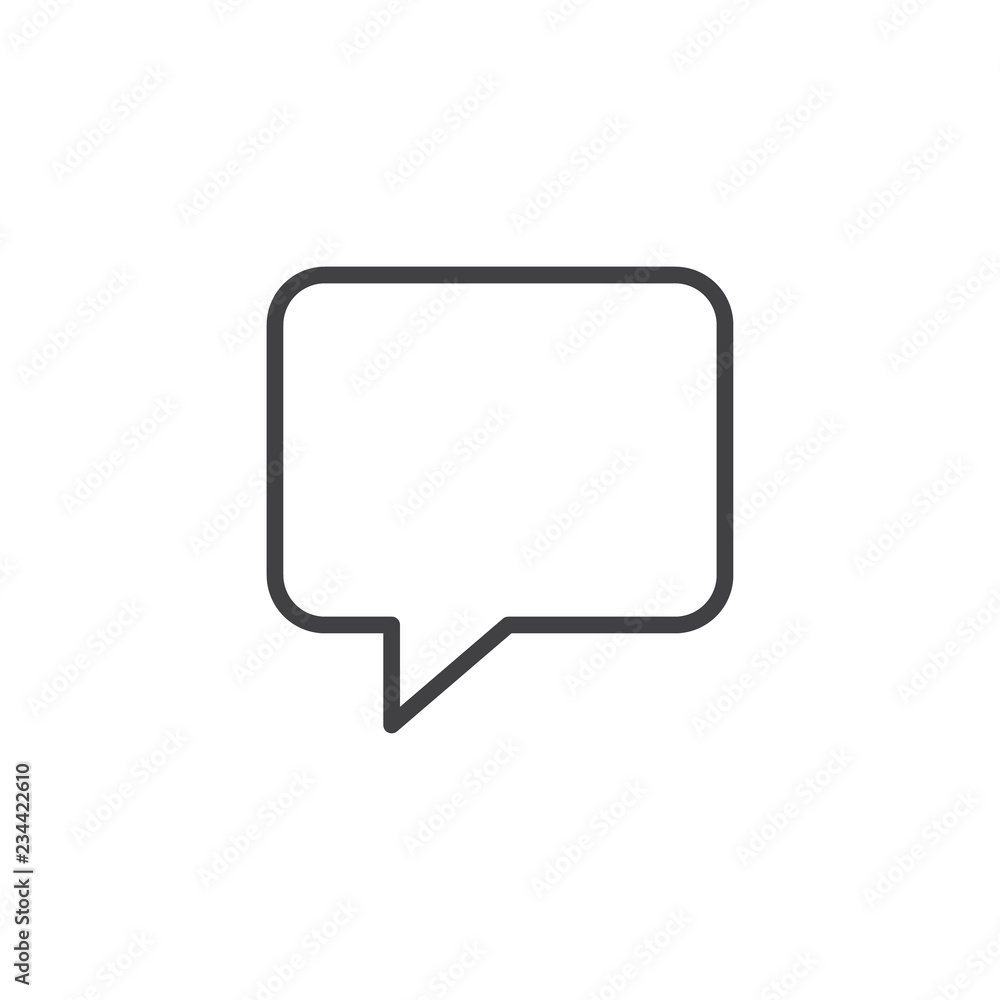 Square speech bubbles outline icon. linear style sign for mobile concept and web design. Chat dialogue simple line vector icon. Conversation symbol, logo illustration. Pixel perfect vector graphics Square speech bubbles outline icon. linear style sign for mobile concept and web design. Chat dialogue simple line vector icon. Conversation symbol, logo illustration. Pixel perfect vector graphics