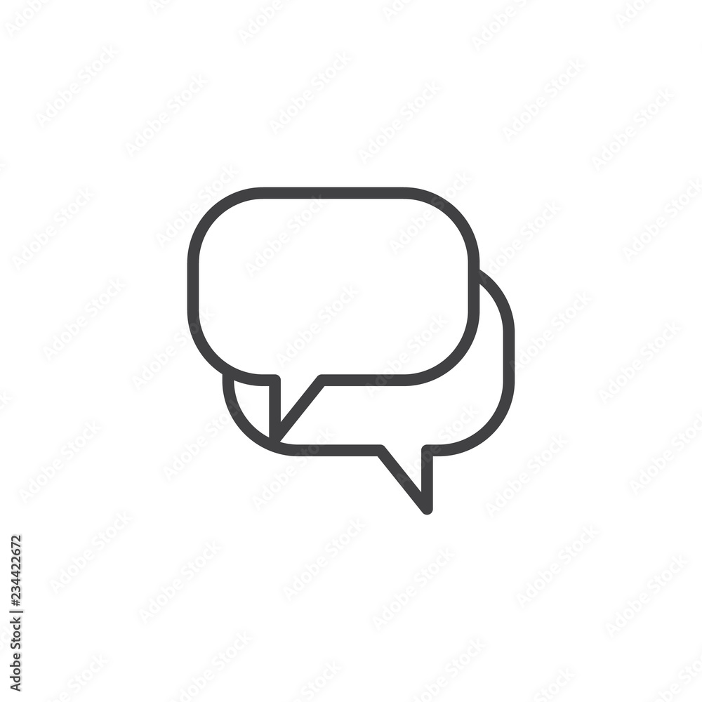Comment chat bubble outline icon. linear style sign for mobile concept and web design. Square Speech bubbles simple line vector icon. Symbol, logo illustration. Pixel perfect vector graphics Comment chat bubble outline icon. linear style sign for mobile concept and web design. Square Speech bubbles simple line vector icon. Symbol, logo illustration. Pixel perfect vector graphics