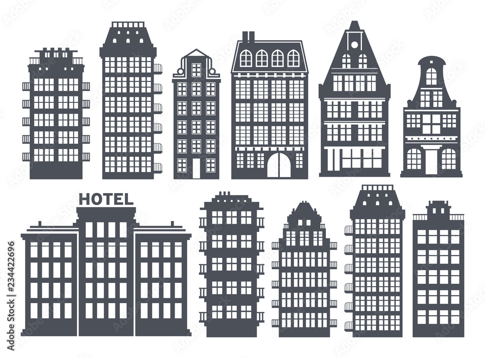 Goverment buildings illustration