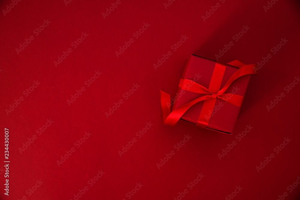 Merry Christmas and Happy Holidays greeting card, frame, banner. New Year. Noel. Silver, white and red Christmas ornaments and fir tree on red background top view. Winter holiday xmas theme. Flat lay. Merry Christmas and Happy Holidays greeting card, frame, banner. New Year. Noel. Silver, white and red Christmas ornaments and fir tree on red background top view. Winter holiday xmas theme. Flat lay.
