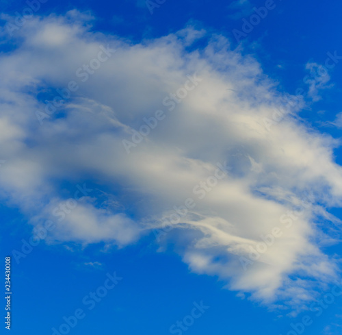 Clouds after rain before sunset as a background