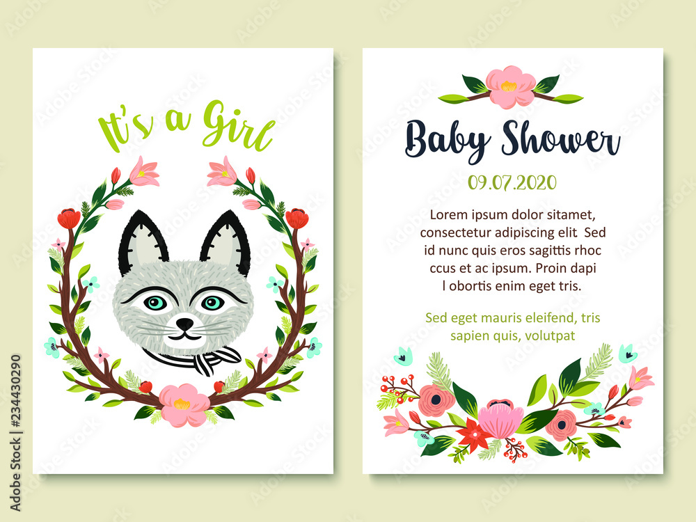 Cat baby hotsell shower theme