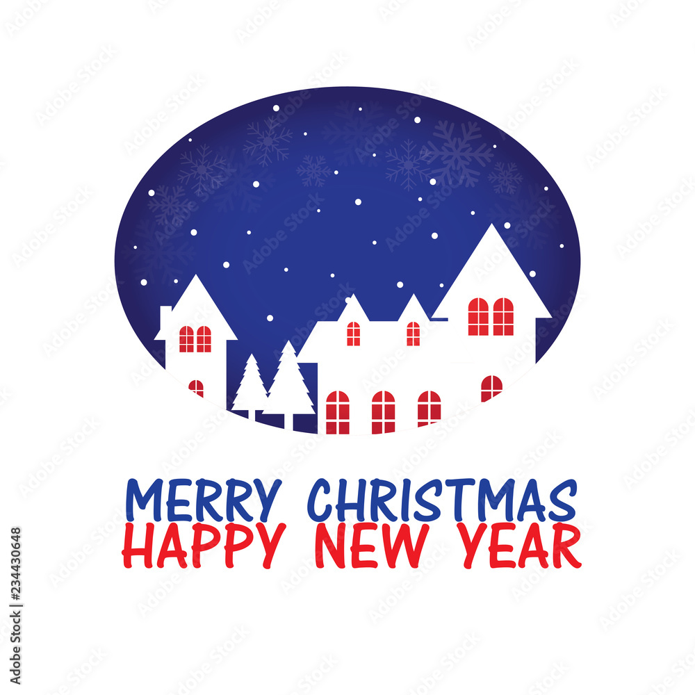 Fototapeta premium chrismas card and new year