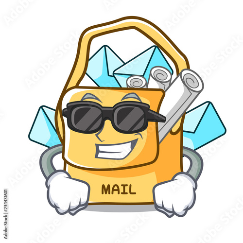 Super cool the bag with shape mail cartoon