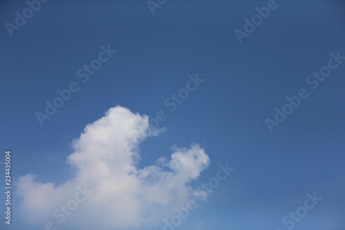 blue sky with white clouds