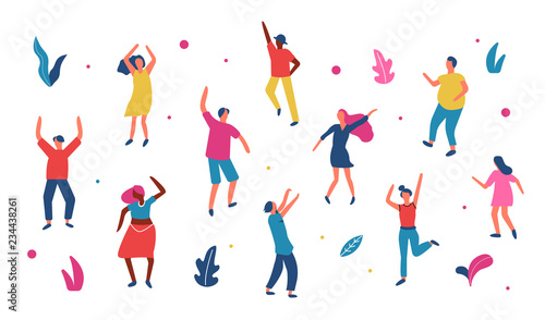dancing people
