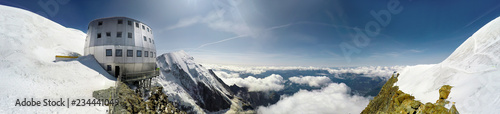 Mont Blanc, Refuge Du Gouter 3835 m, The popular starting point for attempting the ascent of Mont Blanc , France
