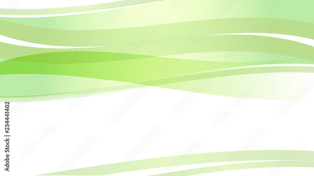 The Abstract vector image Green wave on white background. The Abstract vector image Green wave on white background.