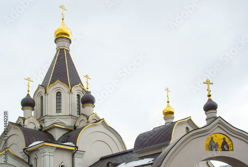 golden domes of christian churches