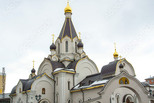 golden domes of christian churches