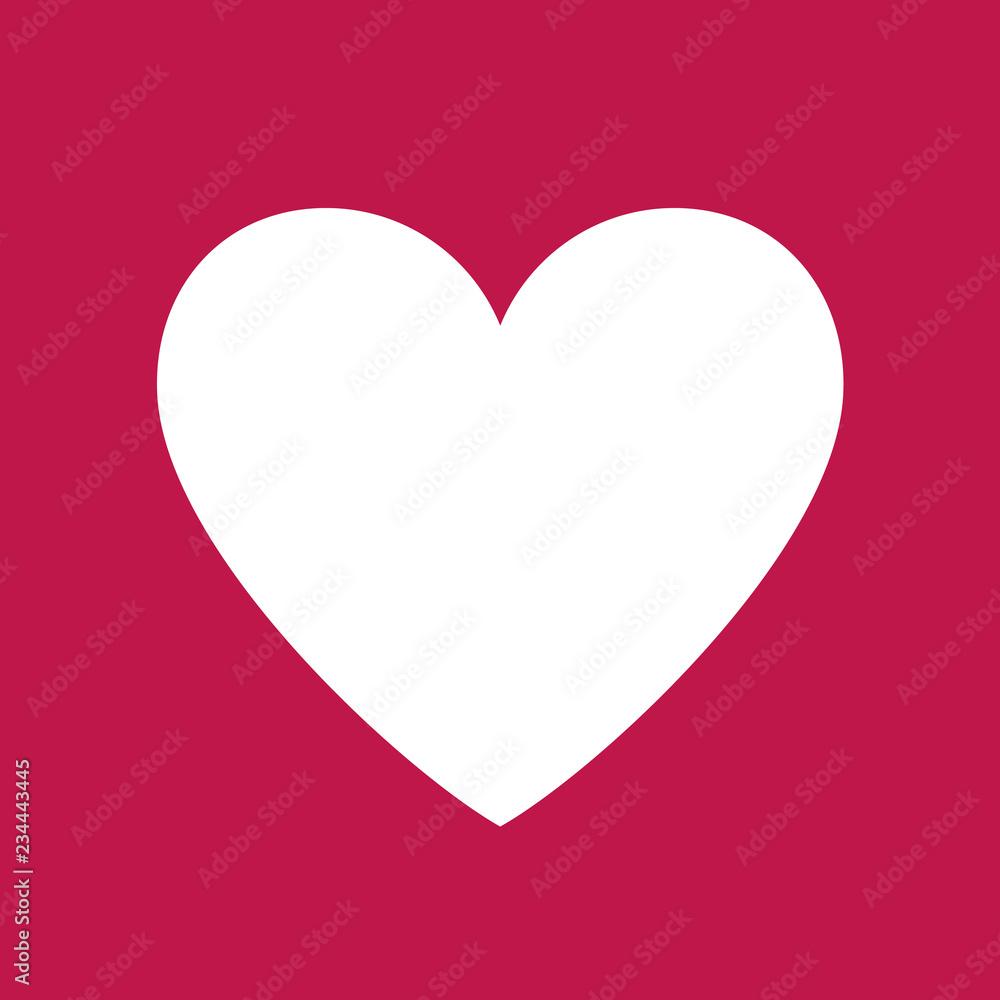Heart Icon. Vector Shape. Heart Icon. Vector Shape.