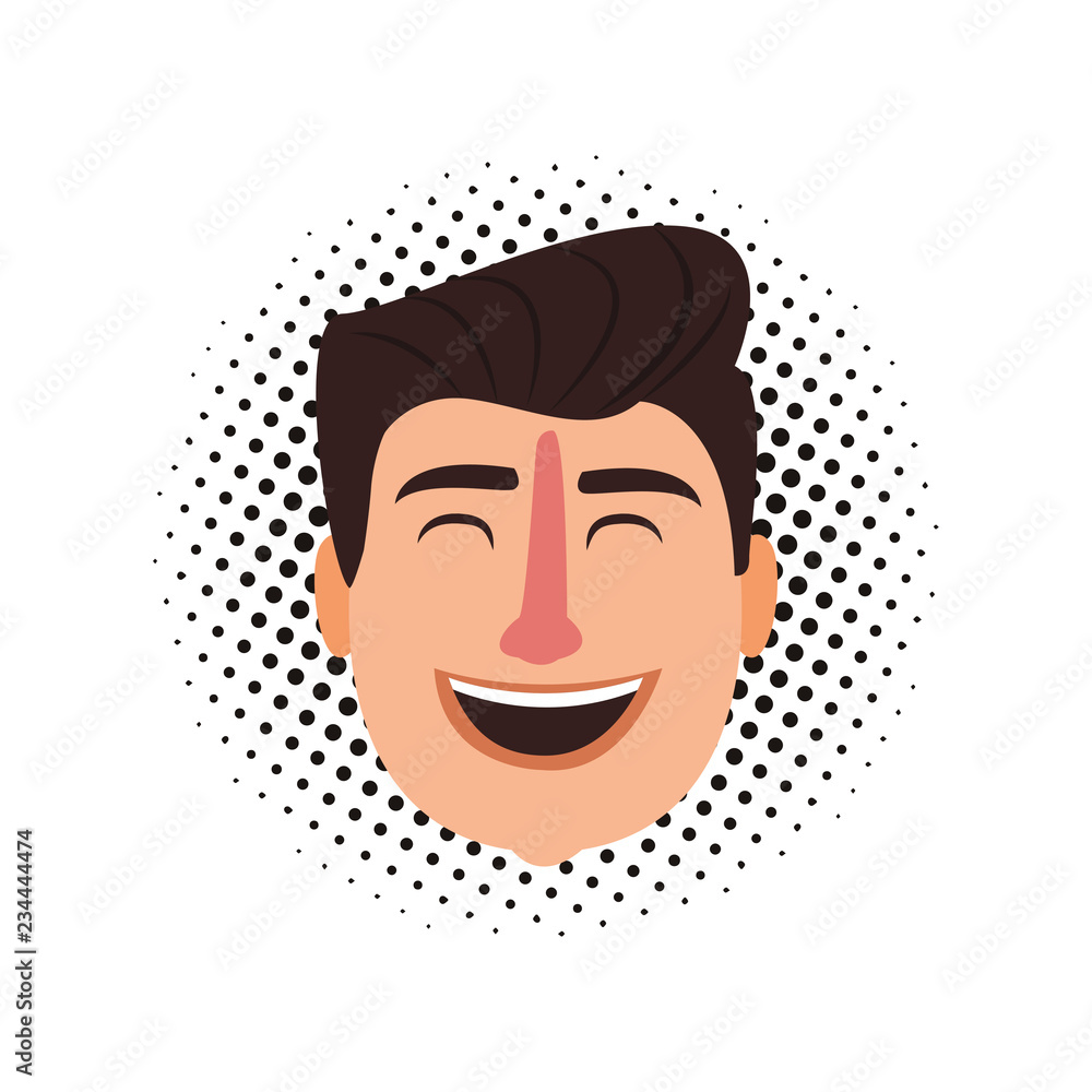 Young man smiling Young man smiling