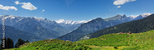 Panorama of Himalayas  India