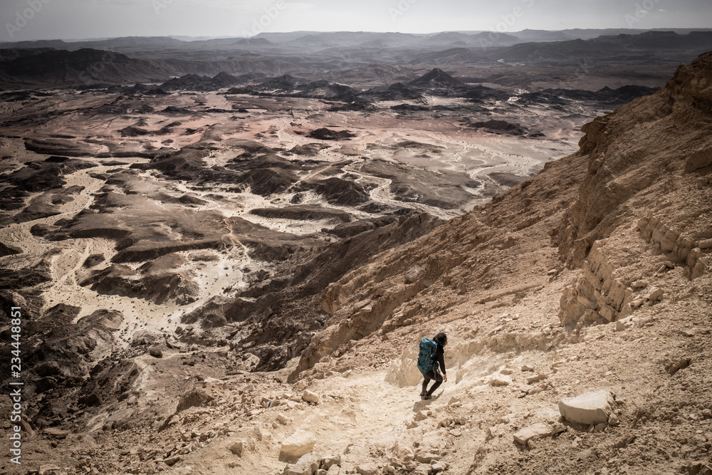 wandern in der Wüste israels
