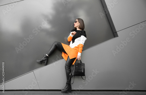 Beautiful fashionable woman...