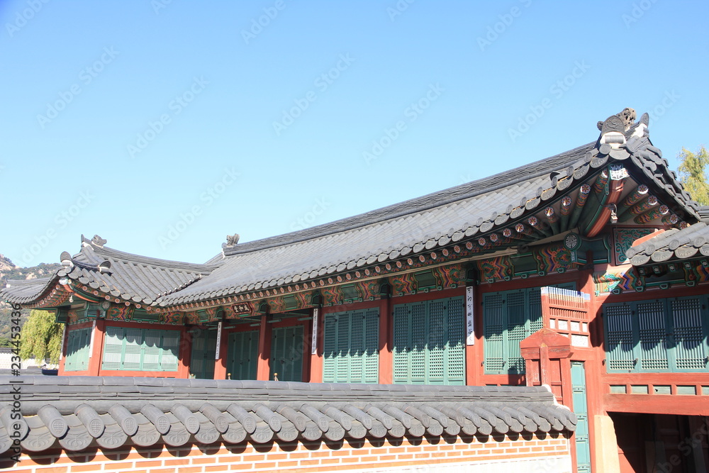 Fototapeta premium Gyeongbokgung Palace in Seoul, South Korea