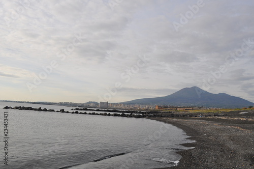 Vesuvio view from the sea