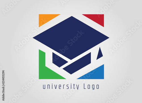university, academy logo template