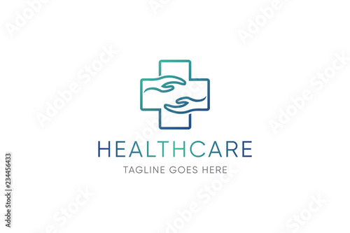 Medical pharmacy logo template