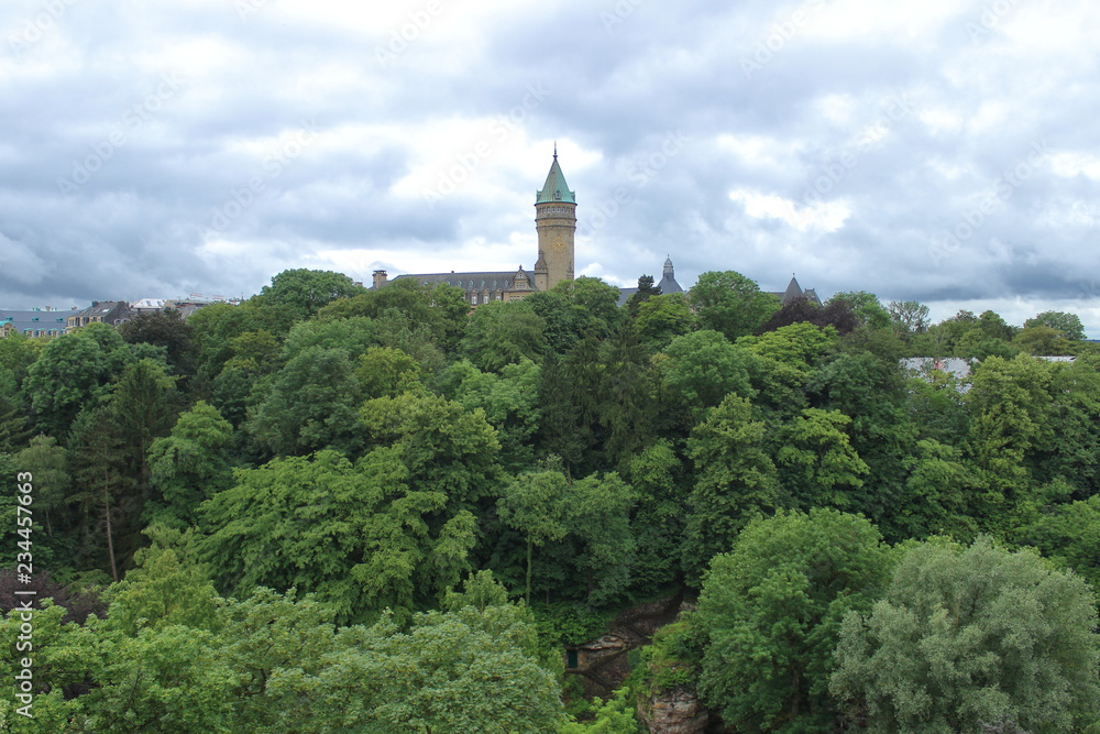 panoramic view of Luxembourg city