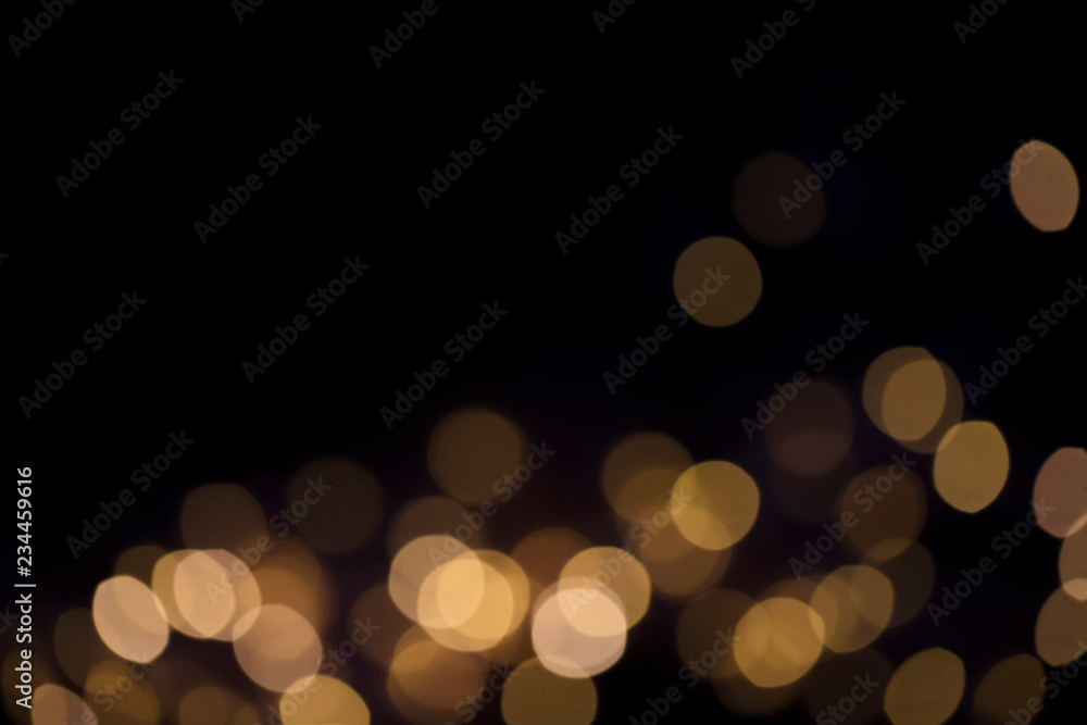 Gold abstract bokeh background, Festive and celebration background Gold abstract bokeh background, Festive and celebration background