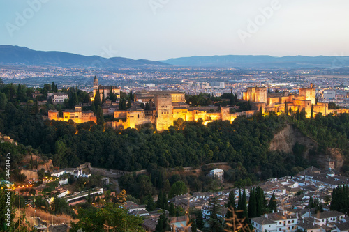 Alhambra de Granada desde el Mirador de San Miguel