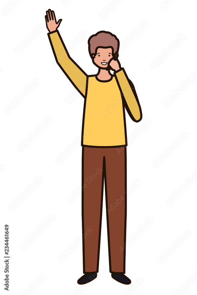 Obraz premium young man avatar character