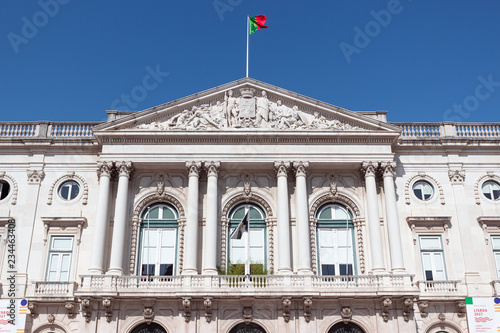 San Bento or Saint Benedict Palace is the Portugal Parliament or White House building in the center of Lisbon photo