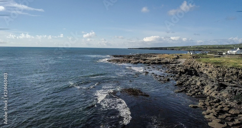 Rocky Shoreline in Clahane, Ireland.