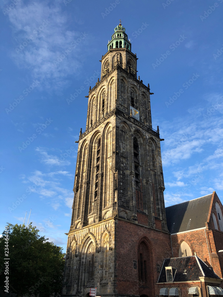 Fototapeta premium Martinitoren in Groningen